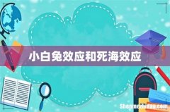 小白兔效应和死海效应