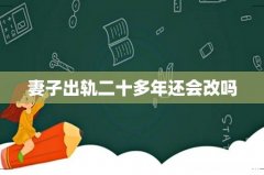 妻子出轨二十多年还会改吗