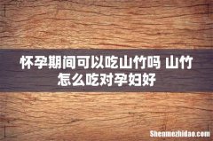 怀孕期间可以吃山竹吗 山竹怎么吃对孕妇好
