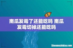 南瓜发霉了还能吃吗 南瓜发霉切掉还能吃吗