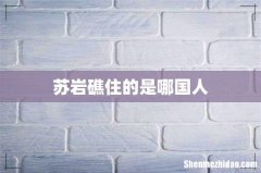 苏岩礁住的是哪国人