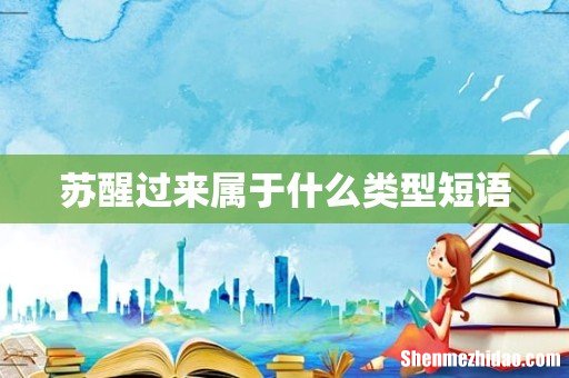 苏醒过来属于什么类型短语