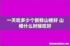 一天吃多少个新鲜山楂好 山楂什么时候吃好