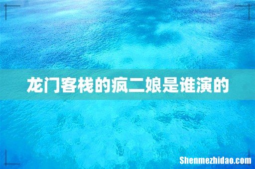 龙门客栈的疯二娘是谁演的