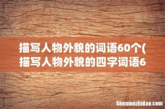 描写人物外貌的四字词语60个 描写人物外貌的词语60个