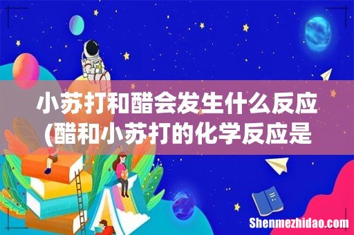 醋和小苏打的化学反应是什么? 小苏打和醋会发生什么反应
