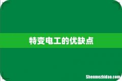 特变电工的优缺点