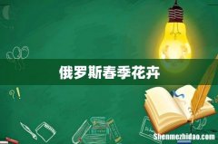 俄罗斯春季花卉