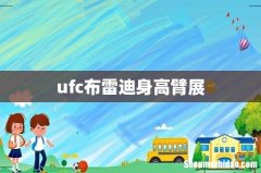 ufc布雷迪身高臂展