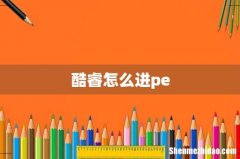 酷睿怎么进pe