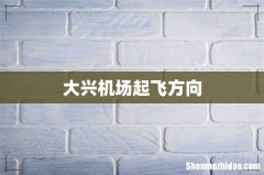 大兴机场起飞方向