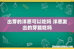 出芽的洋葱可以吃吗 洋葱发出的芽能吃吗