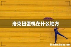 洛克扭蛋机在什么地方
