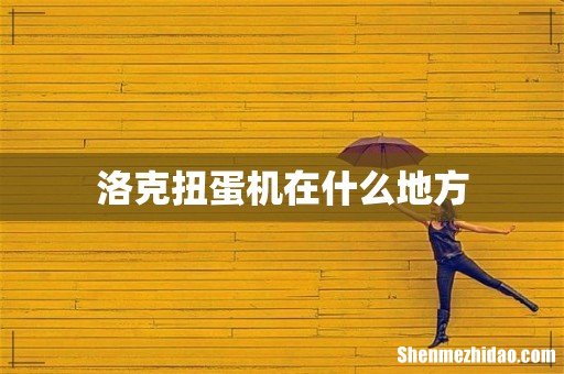洛克扭蛋机在什么地方