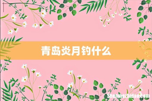 青岛炎月钓什么
