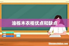 油栎木衣柜优点和缺点
