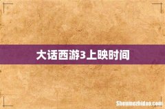 大话西游3上映时间