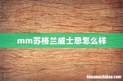 mm苏格兰威士忌怎么样