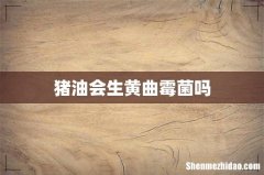 猪油会生黄曲霉菌吗