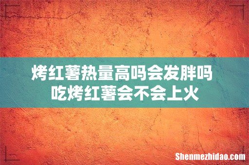 烤红薯热量高吗会发胖吗 吃烤红薯会不会上火