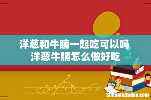 洋葱和牛腩一起吃可以吗 洋葱牛腩怎么做好吃