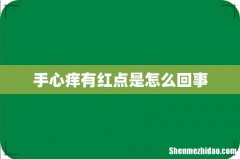 手心痒有红点是怎么回事
