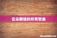 云朵翻唱的所有歌曲