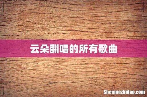 云朵翻唱的所有歌曲