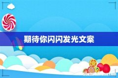 期待你闪闪发光文案