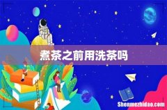 煮茶之前用洗茶吗