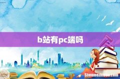 b站有pc端吗