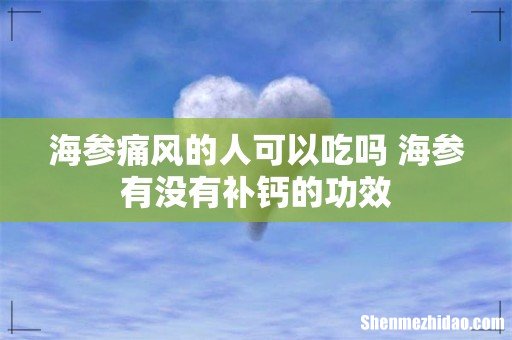 海参痛风的人可以吃吗 海参有没有补钙的功效