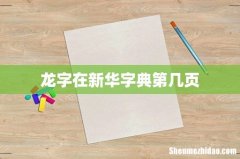 龙字在新华字典第几页