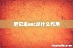笔记本esc是什么作用