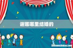 谢娜哪里结婚的