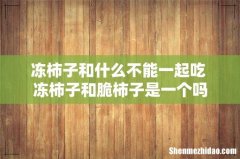 冻柿子和什么不能一起吃 冻柿子和脆柿子是一个吗