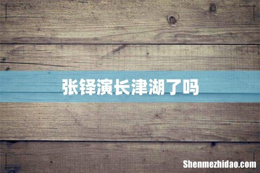 张铎演长津湖了吗