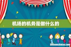 机场的机务是做什么的