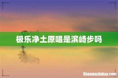 极乐净土原唱是滨崎步吗