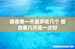 银杏果一天最多吃几个 银杏果几天吃一次好