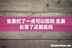 生姜烂了一点可以吃吗 生姜长芽了还能吃吗