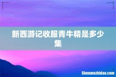 新西游记收服青牛精是多少集