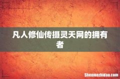 凡人修仙传摄灵天网的拥有者