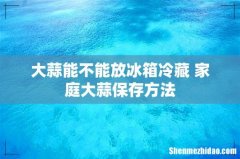 大蒜能不能放冰箱冷藏 家庭大蒜保存方法