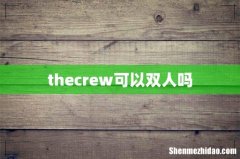 thecrew可以双人吗