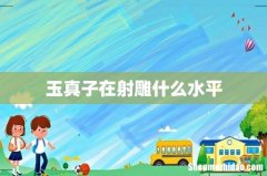 玉真子在射雕什么水平