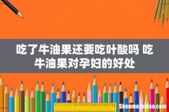 吃了牛油果还要吃叶酸吗 吃牛油果对孕妇的好处
