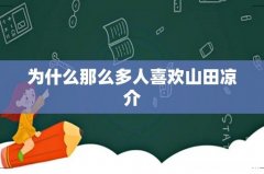 为什么那么多人喜欢山田凉介