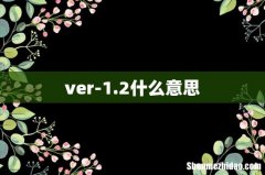 ver-1.2什么意思