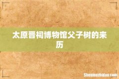 太原晋祠博物馆父子树的来历